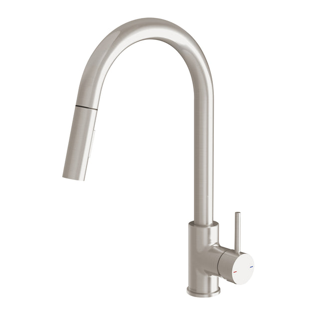 Phoenix Pina Pull Out Sink Mixer 230mm Brushed Nickel, product view