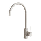 Phoenix Pina Sink Mixer 200mm Gooseneck Brushed Nickel