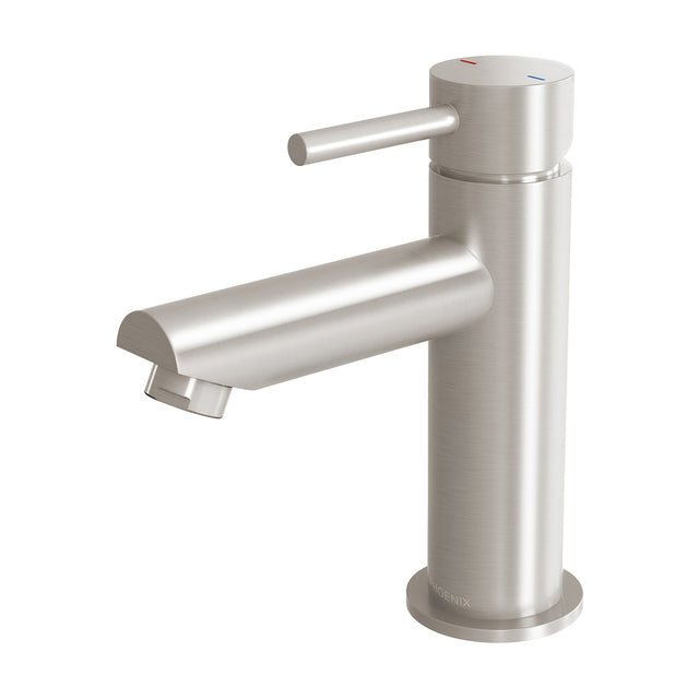 Phoenix Pina Basin Mixer 6 Star Brushed Nickel, product view