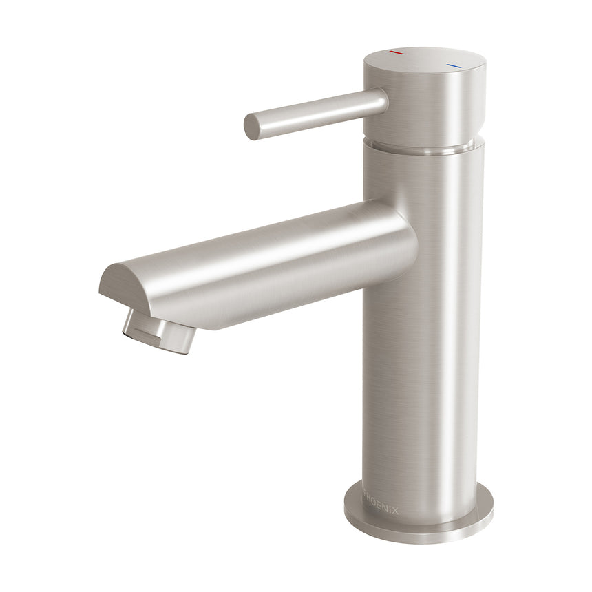 Phoenix Pina Basin Mixer 6 Star Brushed Nickel, product view