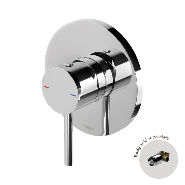 Phoenix Pina Shower / Wall Mixer Trim Kit Only Chrome, product view