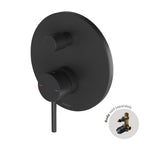 Phoenix Pina Shower / Bath Diverter Mixer Trim Kit Only Matte Black
