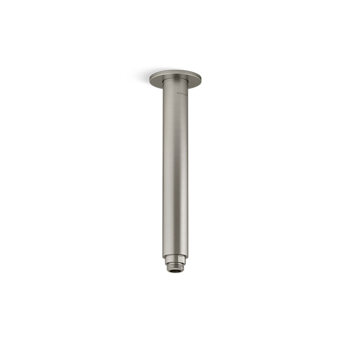 Kohler Shower brushed nickel ceiling-mount shower arm 250mm by Tilemall