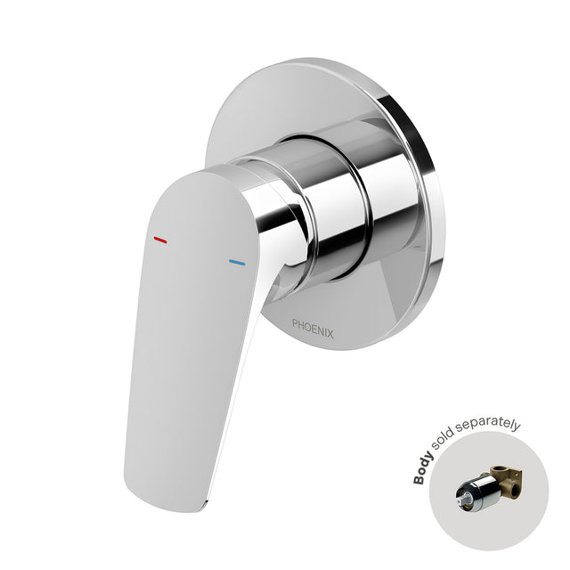 Phoenix Ivy MKII Shower / Wall Mixer Trim Kit Chrome, product view