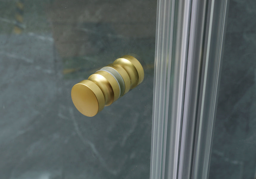 Covey CVP063 Brushed Gold door knob detail
