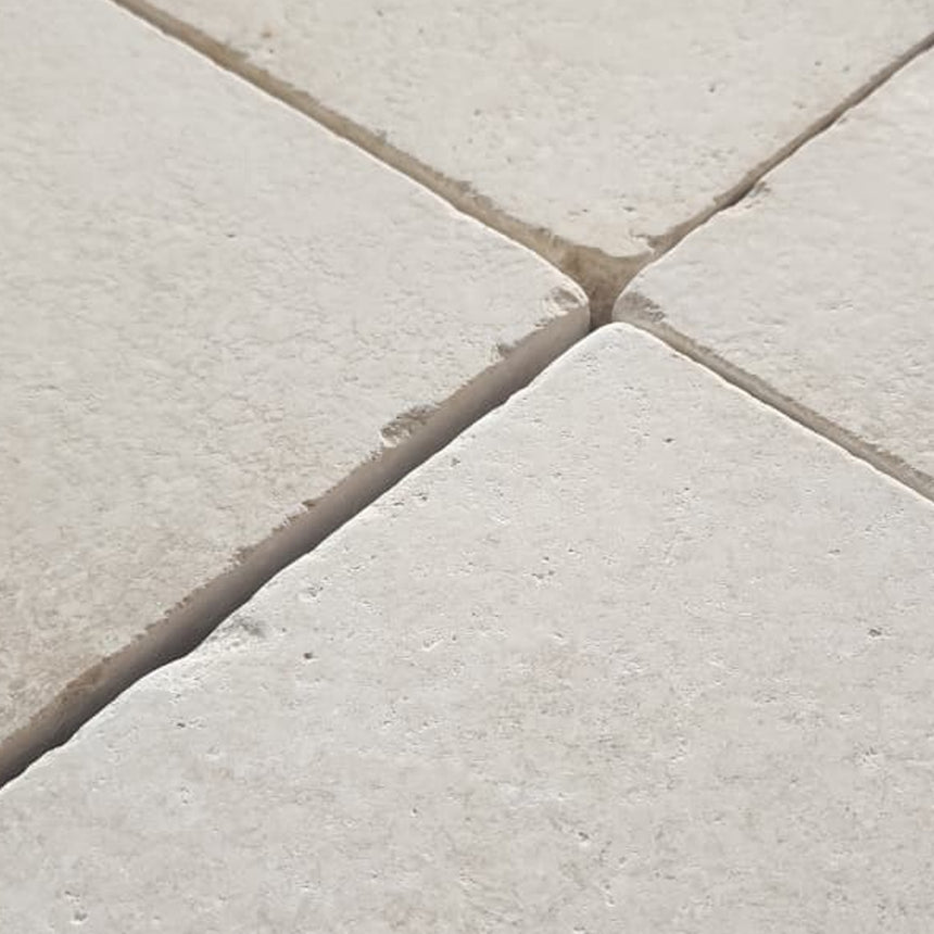 Cresme Limestone natural stone surface and installation by Tilemall