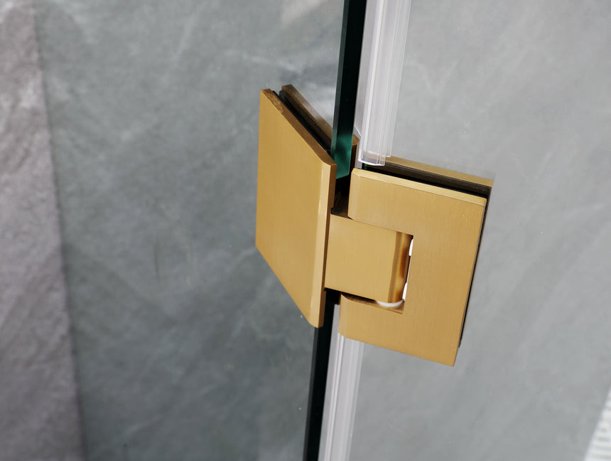 Covey CVP063 Brushed Gold pivot hinge detail
