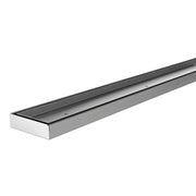 Phoenix Flat channel drain 75 x 900mm stainless steel by Tilemall with 45mm outlet