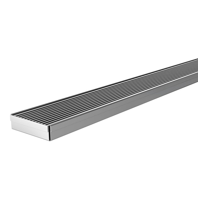 Phoenix Flat Channel Drain HG 75 x 750mm Outlet 65mm Stainless Steel, product view