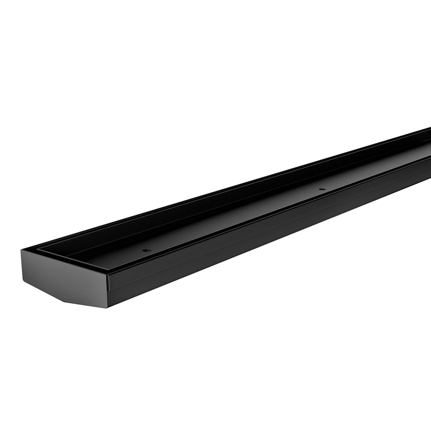 Phoenix V Channel Drain TI 75 x 1215mm Outlet 45mm Matte Black, product view