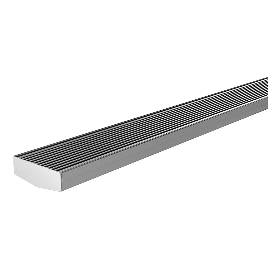 Phoenix V Channel Drain HG 75 x 900mm Outlet 65mm Stainless Steel, product view