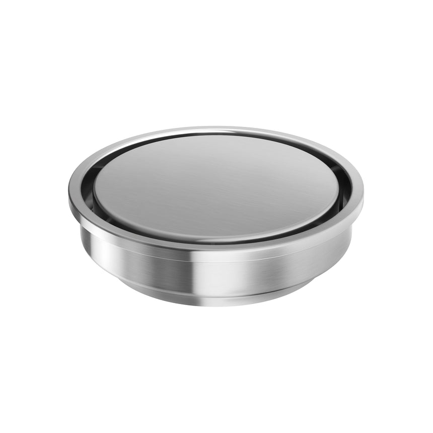 Phoenix Point Drain Round 100mm Outlet 90mm Stainless Steel, product view