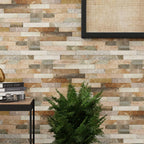 Oyster Gold Stacked Walling Panel 600x150x15~22mm