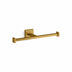 Square Double Toilet Tissue Holder Brushed Brass