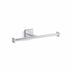 Square Double Toilet Tissue Holder Polished Chrome