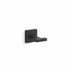Square Robe Hook Matte Black