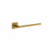 Square Towel Arm Brushed Brass