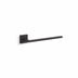Square Towel Arm Matte Black