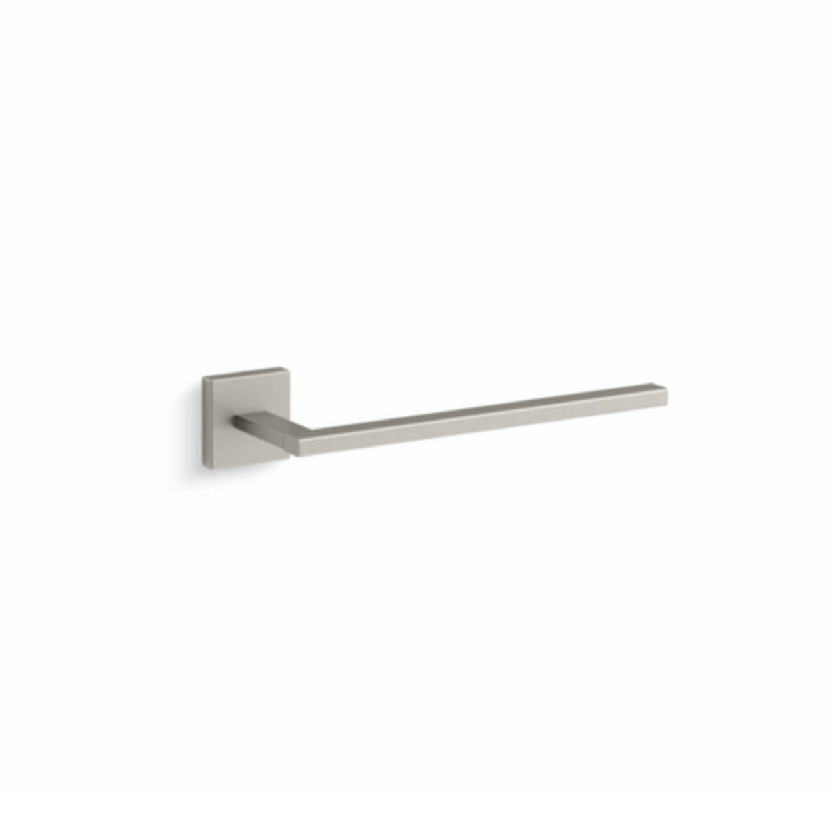 Kohler Square towel arm in brushed nickel finish by Tilemall