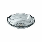 Briolette faceted glass Basin Ice
