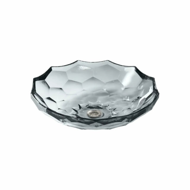 Briolette faceted glass Basin Ice Bathroom Basin Kohler Default Title  