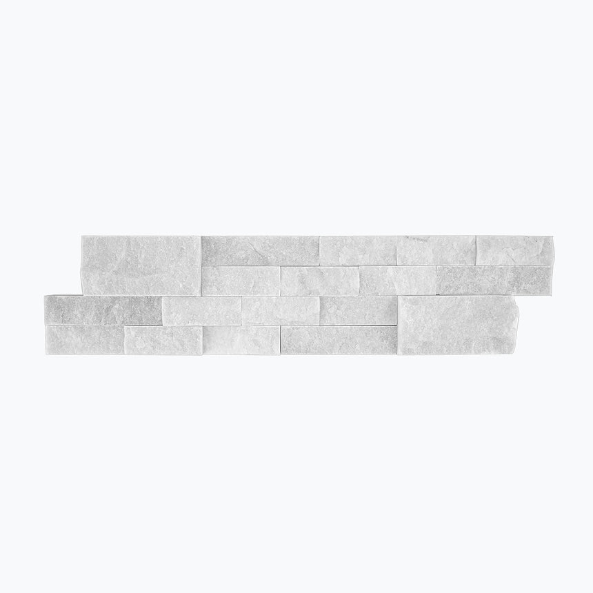 Arctic White natural stone surface and installation by Tilemall