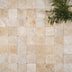 Ivory Light Travertine Loose Cobblestone 100x100x30mm