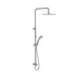 Rain Duet Shower Column with Square Shower Head Chrome