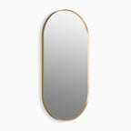 Essential Capsule Framed Mirror Brushed Gold