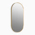 Essential Capsule Framed Mirror Brushed Gold
