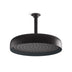 Statement Round Rainhead Matte Black