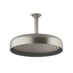 Statement Round Rainhead Brushed Nickel