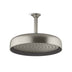 Statement Round Rainhead Brushed Nickel