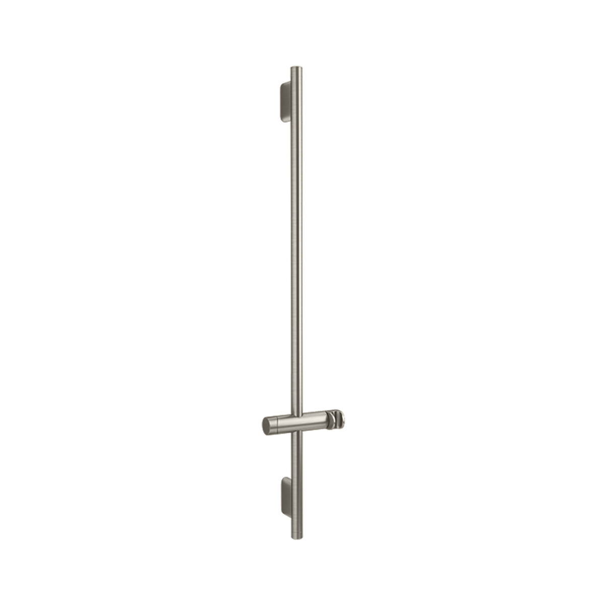 Kohler Statement brushed nickel shower slidebar 1000mm by Tilemall with adjustable sliding handset holder