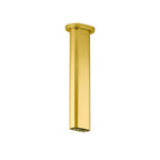 Statement Dual Function Ceiling Mount Rainhead Arm 254mm Brushed Brass