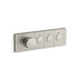 Anthem Recessed Mech Thermostatic Control with Three Outlet Brushed Nickel