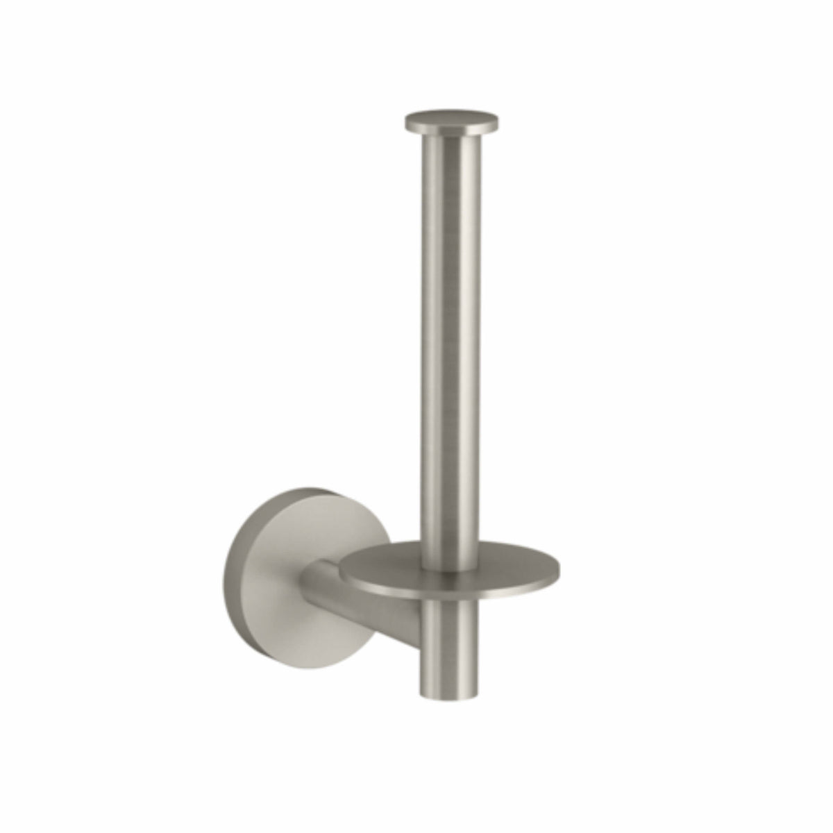 Kohler Elate vertical toilet roll holder brushed nickel by Tilemall