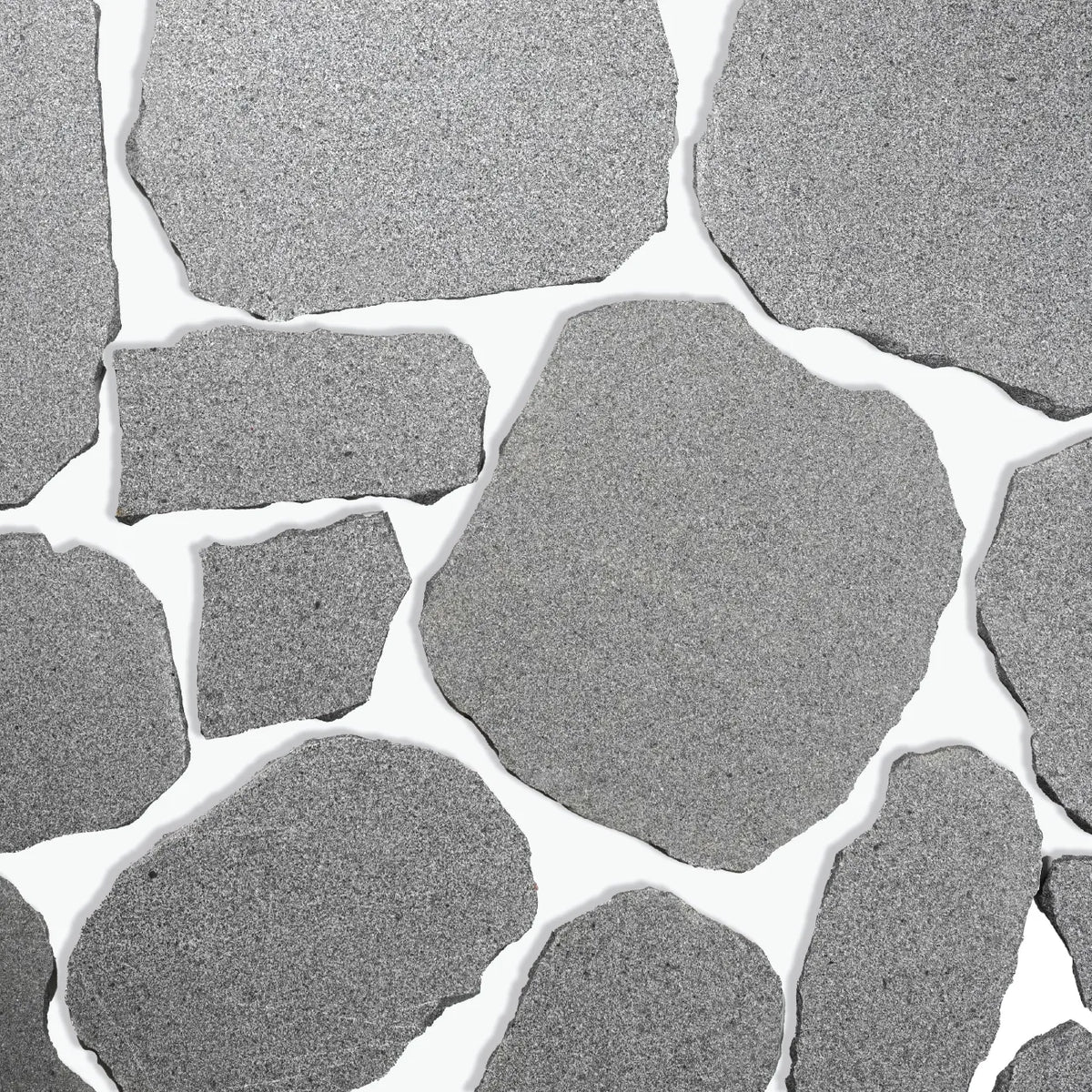 Sesame Grey Granite crazy paving with grey granite with fine-grained texture by Tilemall