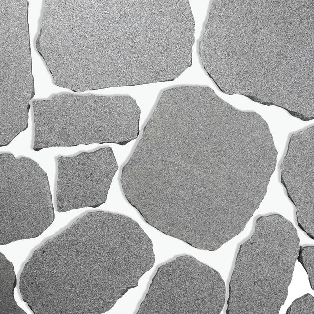 Sesame Grey Granite crazy paving with grey granite with fine-grained texture by Tilemall