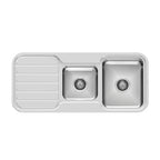Phoenix 1000 Series 1-3/4 Bowl Sink W/-Drainer No Hole Stainless Steel