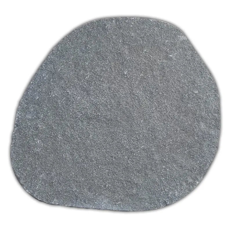 Tandur Grey Limestone Organic Stepping Stones natural stone surface and installation by Tilemall
