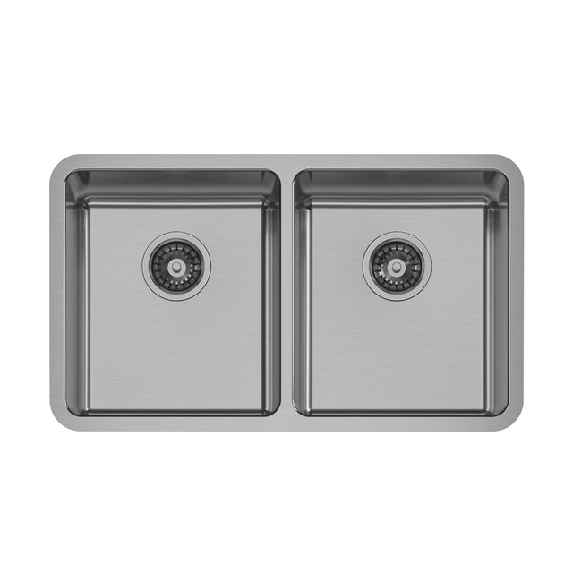 Phoenix 2000 Series Double Bowl Under / Over Sink Stainless Steel, product view