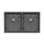 Phoenix 4000 Series Double Bowl Under / Over Sink Brushed Carbon