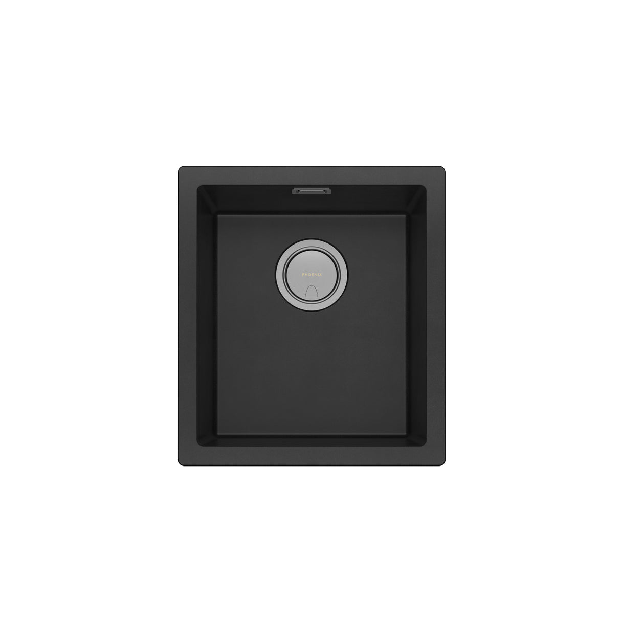 Phoenix 5000 Series Single Bowl Under / Over Sink Matte Black 3D Viewer