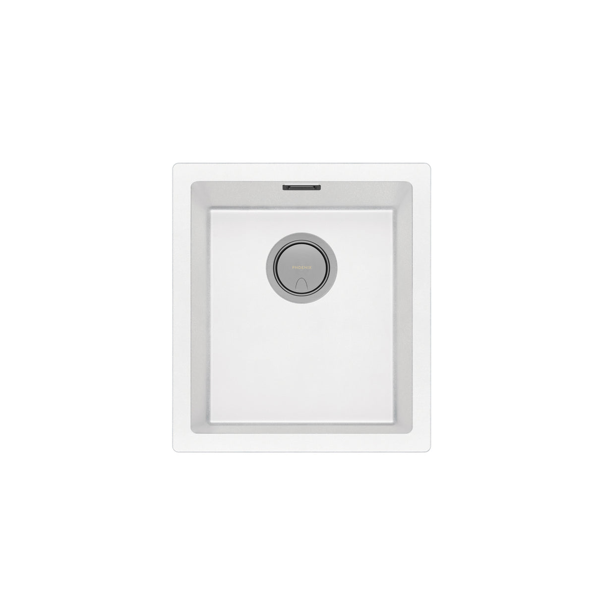 Phoenix 5000 Series Single Bowl Under / Over Sink Matte White 3D Viewer