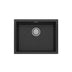 Phoenix 5000 Series Large Single Bowl Under / Over Sink Matte Black