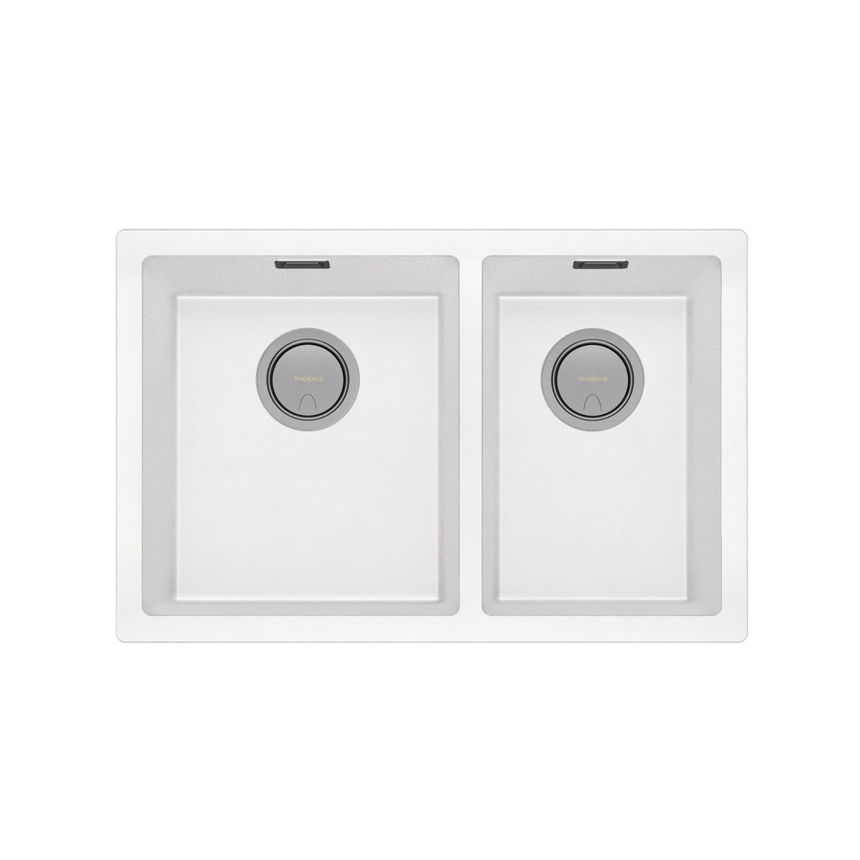 Phoenix 5000 Series 1-3/4 L/H Bowl Under / Over Sink Matte White 3D Viewer
