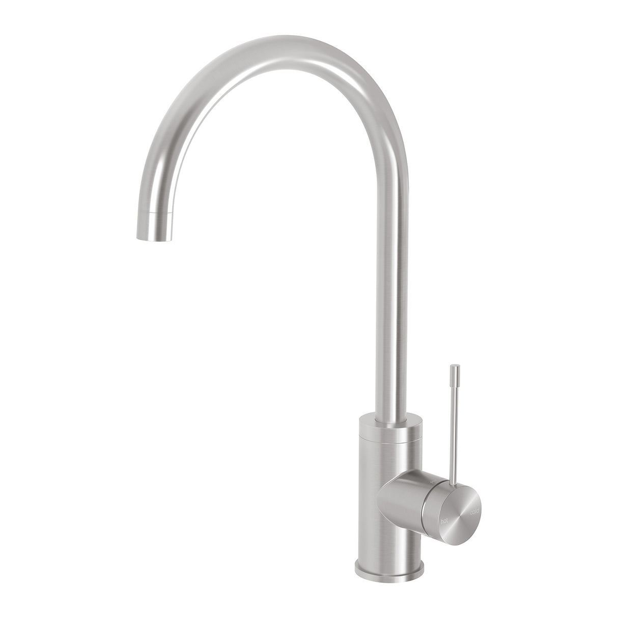 Phoenix Vivid Slimline SS 316 Sink Mixer 200mm G/Neck Stainless Steel 3D Viewer