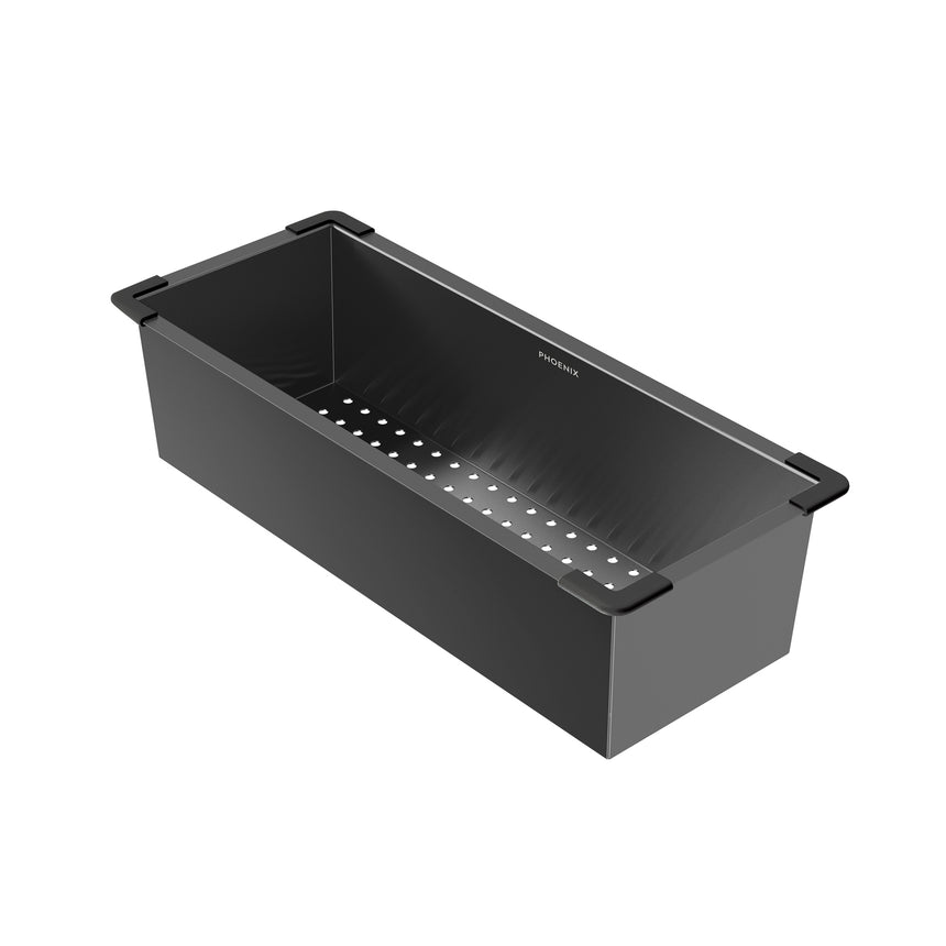 Phoenix Stainless Steel Colander Brushed Carbon, product view