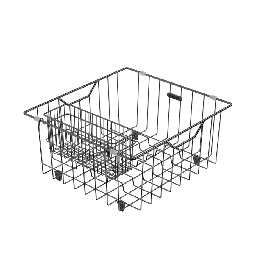 Phoenix Wire Basket Brushed Carbon, product view